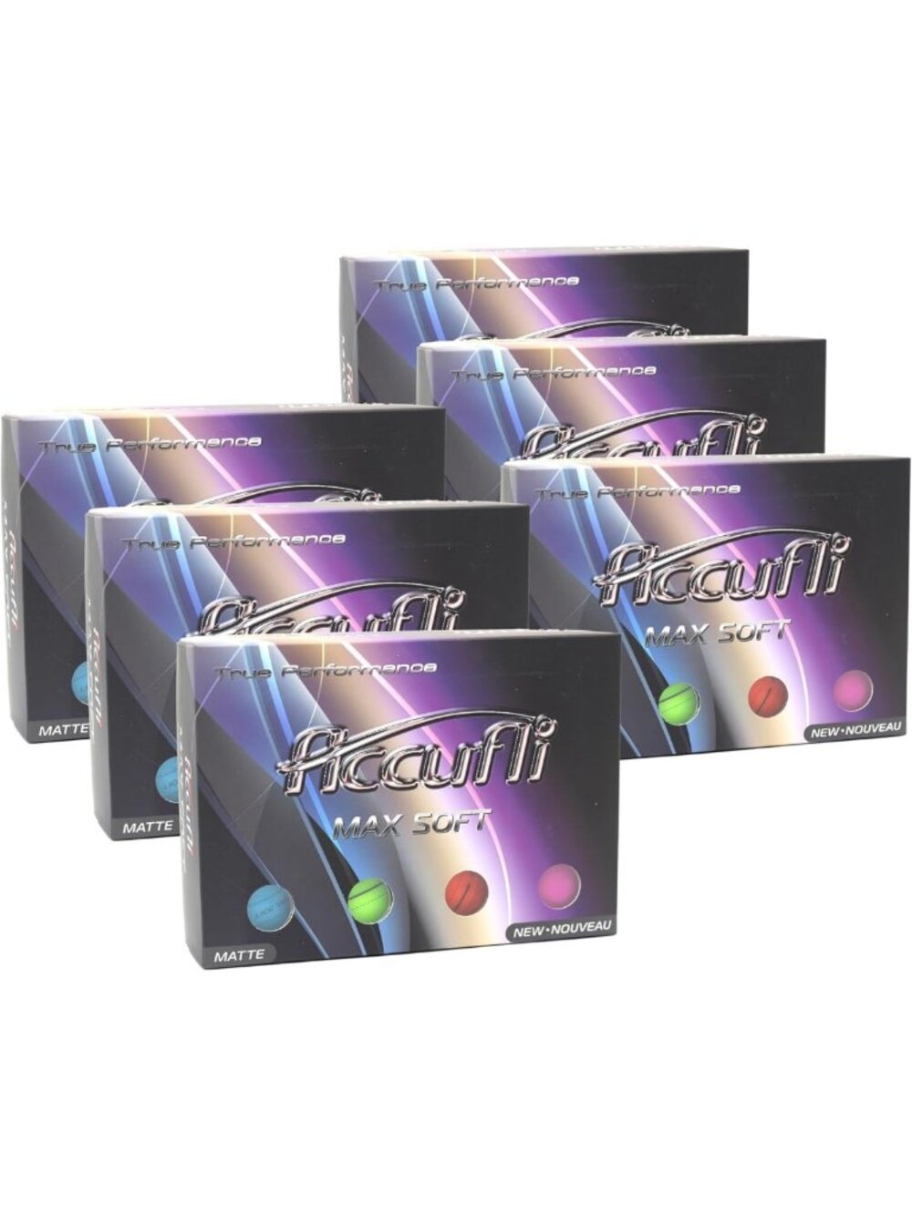 Soft Matte Golf Balls - High Performance, Durable, Ideal for All Skill Levels